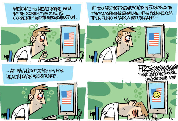 Daily Fitz Cartoon: Health Care Choices